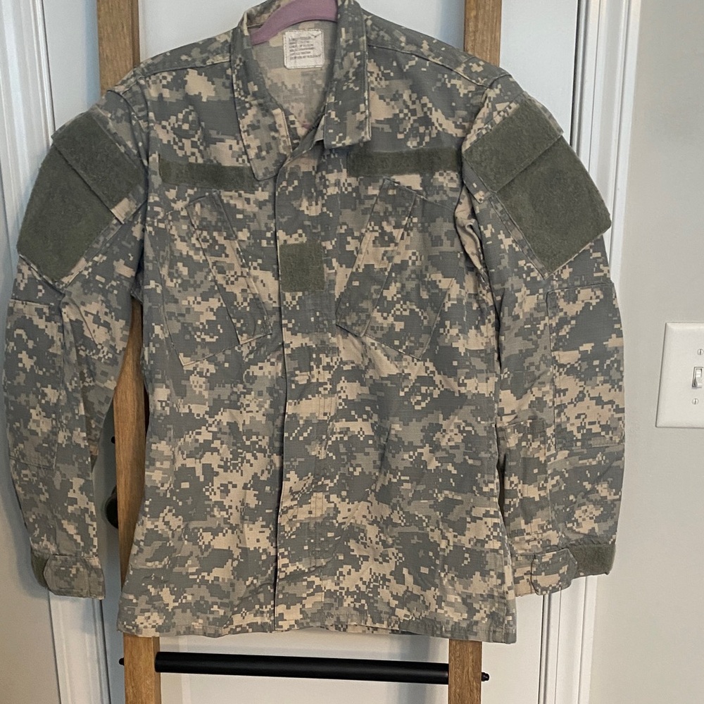 Men's Military Field Jacket - Camouflage